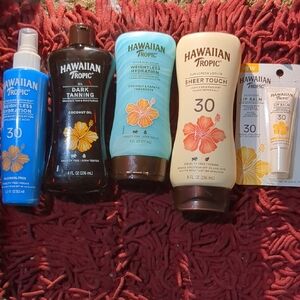 HAWAIIAN TROPICS - TANNING OIL; AFTER SUN; BALM; SUNSCREEN SPRAY/LOTION